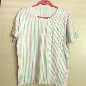 American Apparel pastel pocket tee